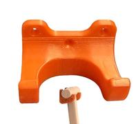 gifyym Porte-outils de jardin - Support de rangement mural pour pelles, râteaux et balais | Organiseur d'outils peu encombrant pour abri de jardin, atelier, cour et garage | ABS durable et utilisation