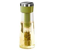 gifyym Pour café Cold Brew - Carafe en verre type presse pour café froid | brassage de boissons avec large et filtre amovible pour maison, camping, pique-nique et petits espaces