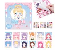 gifyym Princess Dress Up Sticker Book - Fashion Activity | Kids DIY Toy