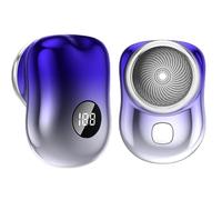 gifyym Rasoir électrique pour homme | Rasoir électrique sans fil portable imperméable avec écran numérique - Rasoir électrique facial pour homme - Pour usage quotidien, voyage, gym, douche, barbe