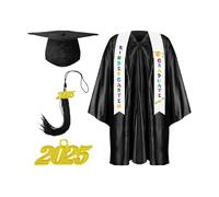 gifyym Robes de remise de diplôme de maternelle volées - Ensemble de pompons de fin d'année 2025 - Combinaison de bal en tricot multicolore pour petites filles, Noir , 30 Meter