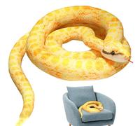 gifyym Serpent en Peluche - Peluche Serpent Géant | Grand Jouet en Peluch Serpen Ultra Doux De 110 Cm pour | Jouet Réaliste De Boa Constrictor en en Peluch