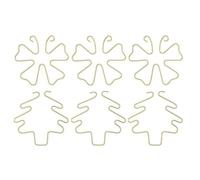gifyym Support pour Monstera - 6 Supports métalliques résistants à la Rouille | Supports à Clips métalliques pour tiges - Monstera en Vase, Pothos, Croissance des Fleurs, Maison, Balcon