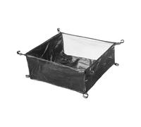 gifyym Under Table Storage Bag - Mesh Basket Organizer for Camping Table | Hangable Portable Pouch Large Space | Rectangular Or Square Fits Small Items Strong Load 10kg Easy Carry Multiple Scenarios