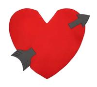 gifyym Valentines Costume - Red Romantic Heart Costume Set | Heart Shape FFuńny valentine's Day | Matching Couple Outfits | Perfect For Cosplay Theme Parties Date And Performances