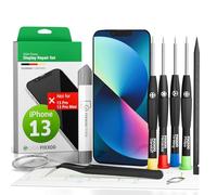 GIGA Fixxoo® Écran pour iPhone 13 [kit d'outils inclus] - Écran LCD avec écran tactile - Kit de réparation d'écran d'origine pour iPhone - Écran de rechange pour iPhone avec kit d'outils