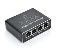 Gigabit 1000Mbps RJ45 Splitter 1 à 2 3 4 Ethernet Adaptateur Connecteurs Commutateurs Coupleur pour PC Portable Routeurs USB C Câble d'alimentation