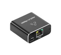 Gigabit 1000Mbps RJ45 Splitter 1 à 2 3 4 Ethernet Adaptateur Connecteurs Commutateurs Coupleur pour PC Portable Routeurs