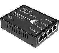 Gigabit 4 Port 60W Poe Extender, 1000 Mbps 1 Sur 4 Poe+ Répéteur Avec 3 Mode, 60W 802.3Bt Entrée, 802.3At Sortie 30W, 100M/250M Poe Extension Pour Le Dispositif Poe (Poe5004G-V2)[Z4790]