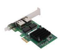 Gigabit Dual Port Network Carte, I350AM2 Processeur, Rapid Data Transmission, s'adapte à PCI-E-E-Slots, Idéal pour Les Passionnés Les Jeux