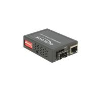 Gigabit Ethernet Media Converter - Convertisseur de média à fibre optique - 1GbE - 10Base-T, 100Base-TX, 1000Base-T - SFP (mini-GBIC) / RJ-45