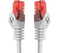 Gigabit Ethernet Network Cable (2 RJ45 Connectors, Cat5e, Twisted Pair UTP Cable, 1000 Mbps, for VA, DSL Connections, Patch Panels, Routers, Modems, WAP) 10 m - white