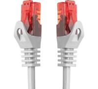 Gigabit Ethernet Network Cable (2 RJ45 Connectors, Cat5e, Twisted Pair UTP Cable, 1000 Mbps, for VA, DSL Connections, Patch Panels, Routers, Modems, WAP) 5 m - white