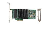 Gigabit Ethernet PCIe Network Card with I350 T4 Controller, 10/100/1000Mbps Transmission, PCI Express X4 5.0GT/s, Copper RJ45, for Multiple Operating Systems Including Serv