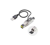 StarTech.com Gigabit Fiber to RJ45 Ethernet Media Converter, Micro Mini - Convertisseur de média à fibre optique - 1GbE - 1000Base-T, 1000Base-LX - RJ-45 / monomode LC/multi-mode LC - jusqu'à 10...