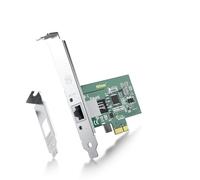 Gigabit PCI-E Carte réseau Intel I210-T1 Chip, 1Gb Ethernet PCI Express X1 LAN Adaptateur, Single RJ45 Port NIC pour Windows Server, Linux, VMware ESX - ipolex