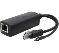 Gigabit PoE Splitter,Adaptateur Ethernet USB Micro 48V à 5V 2,4 A,Fonctionne avec Raspberry Pi 3B +,caméra IP et Plus