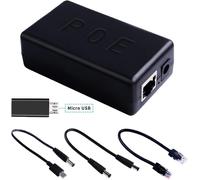 Gigabit Usb-C Splitter Poe 48V À 5V Ieee802.3Af Power Over Ethernet Pour Raspberry Pi,Tablettes,Dropcam(48V À 5V 4A)