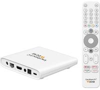 GigaBlue Botech WZone 4K UHD Android 12 TV Mediaplayer Blanc (HDR, WiFi5, Dolby, télécommande vocale)