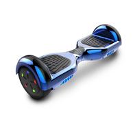 GigaBlue Evercross Electric Hoverboard Bleu (6,5 pouces, 6 ans et plus, éclairage des roues par LED, haut-parleur Bluetooth)