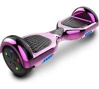GigaBlue Evercross Electric Hoverboard Lila (6,5 pouces, 6 ans et plus, éclairage des roues par LED, haut-parleur Bluetooth)
