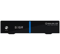 GigaBlue UHD Trio 4K PRO Combo Tuner, W-LAN 1200Mbps, 1 tuner DVB-S2X, 1 tuner DVB-C/T2, Noir