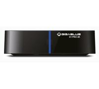 GigaBlue UHD X1 PRO 4K Android 12 Lecteur Multimédia IP TV/OTT avec 1 x Tuner Sat DVB-S2x