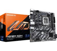 GIGABYTE H810M S2H Carte mère - Processeurs Intel Core Ultra (Série 2), VRM 4+1+2 Phases, jusqu'à 6400 MHz DDR5, 1xPCIe 4.0 M.2, LAN 1GbE, USB 3.2 Gen 1