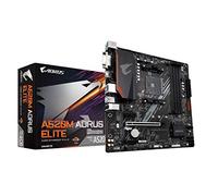 Gigabyte A520M AORUS Elite (AMD Ryzen AM4/MicroATX/5+3 Phases Digital PWM/Gaming GbE LAN/NVMe PCIe 3.0 x4 M.2/2 Interfaces d'affichage/Q-Flash Plus/RGB Fusion 2.0/Carte mère)