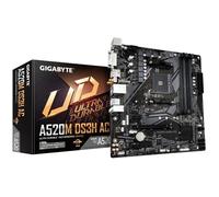GIGABYTE A520M DS3H AC Carte Mère - Processeurs AMD Ryzen 5000 Series, VRM 5+3 phases, jusqu'à 4733 MHz DDR5 (OC), 1xPCIe 3.0 M.2, LAN GbE, WIFI 5, USB 3.2 Gen 1