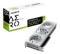 GIGABYTE GeForce RTX 5060 Ti AERO OC 8G Carte Graphique – 8 Go GDDR7, 128 bits, PCI-E 5.0, 2647 MHz Fréquence du processeur, 3 x DisplayPort, 1 x HDMI, GV-N506TAERO OC-8GD