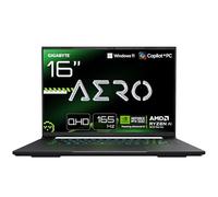GIGABYTE AERO X16 Ordinateur Portable Gaming - Copilot+ PC, 16", 165Hz WQXGA, Ryzen AI 7 350, GPU NVIDIA RTX 5060, 32Go DDR5, SSD Gen4 1To, Windows 11 Home, Garantie 2 ans, AERO X16 1VH93FRC64AH
