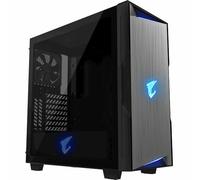GigaByte Boîtier PC AORUS C300 Glass – ATX – Panneau latéral fenêtré – Noir