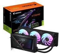 GIGABYTE AORUS GeForce RTX 5090 XTREME WATERFORCE 32G Carte Graphique - 32 Go GDDR7, 512 bits, PCI-E 5.0, 2655 MHz Fréquence du Cœur, 3 x DP 2.1a, 1 x HDMI 2.1b, NVIDIA DLSS 4, GV-N5090AORUSX W-32GD