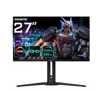 GIGABYTE Écran de jeu AORUS FO27Q2 OLED QHD 27" - 2560 x 1440, 240 Hz, 0,03 ms, KVM, 250 cd/m², FreeSync Premium Pro, DisplayHDR True Black 400, HDMI 2.1