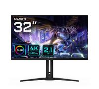 GIGABYTE Écran de jeu AORUS FO32U2P OLED de 32” - 3840 x 2160 (UHD), 240Hz, 0,03ms, 250 cd/m², KVM, FreeSync Premium Pro, DisplayHDR True Black 400, DisplayPort 2.1
