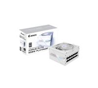 GIGABYTE AORUS ELITE P850W ICE - Alimentation 850W ATX 3.1 80 PLUS Platinum Full Modulaire, Ventilateur 120mm, Protections OVP/OPP/SCP/UVP, PFC Actif