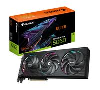 GIGABYTE AORUS GeForce RTX 5060 Elite 8G Carte Graphique - 8GB GDDR7, 128bit, PCI-E 5.0, 2722 MHz Fréquence du cœur, 3 x DisplayPort, 1 x HDMI, GV-N5060AORUS E-8GD