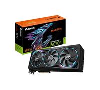 GIGABYTE AORUS GeForce RTX 5070 Ti Master Carte graphique 16 Go 256 bits GDDR7, PCIe 5.0, système de refroidissement WINDFORCE, GV-N507TAORUS M-16GD Carte vidéo