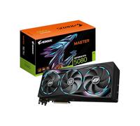 GIGABYTE AORUS GeForce RTX 5080 MASTER 16G Carte Graphique - 16GB GDDR7, 256 bits, PCI-E 5.0, 2805MHz Core Clock, 3 x DisplayPort, 1 x HDMI, GV-N5080AORUS M-16GD