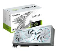 GIGABYTE AORUS GeForce RTX 5090 MASTER ICE 32G Carte Graphique - 32 Go GDDR7, 512 bits, PCI-E 5.0, 2655MHz Fréquence du Cœur, 3 x DP 2.1a, 1 x HDMI 2.1b, NVIDIA DLSS 4, GV-N5090AORUSM ICE-32GD