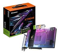 GIGABYTE AORUS GeForce RTX 5090 XTREME WATERFORCE WB 32G Carte Graphique - 32 Go GDDR7, 512 bits, PCI-E 5.0, 2655 MHz Fréquence du Cœur, 3 x DP 2.1a, 1 x HDMI 2.1b, NVIDIA DLSS 4, GV-N5090AORUSX WB-32GD