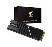 GIGABYTE AORUS Gen4 7000s SSD 1 To PCIe 4.0 NVMe M.2, dissipateur thermique en aluminium revêtu de nanocarbone, 3D TLC NAND, SSD GP-AG70S1TB
