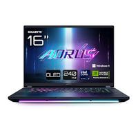 Gigabyte AORUS Master 16 BZH Ordinateur Portable Gaming - 16,0“, 240Hz OLED, Intel Core 275HX, RTX 5090 GPU, 32Go DDR5 5600MHz, 2 x Gen4 1To SSD, Windows 11 Pro, AORUS Master 16 BZHC6FRE65SP