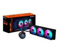 GIGABYTE AORUS WATERFORCE II 360 AIO Refroidisseur liquide pour processeur - 3x ventilateurs ARGB de 120 mm, mécanisme d'emboîtement, DAISY-CHAIN, compatible avec Intel LGA 1851 et AMD AM5