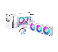 GIGABYTE AORUS WATERFORCE II 360 ICE Refroidisseur liquide pour processeur AIO - 3x ventilateurs ARGB de 120 mm, mécanisme d'emboîtement coulissant, DAISY-CHAIN, compatible avec Intel LGA 1851 et AMD AM5