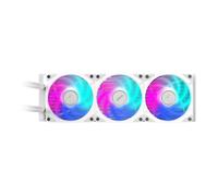 GIGABYTE AORUS WATERFORCE II 360 ICE Refroidisseur liquide pour processeur AIO - 3x ventilateurs ARGB de 120 mm, mécanisme d'emboîtement coulissant, DAISY-CHAIN, compatible avec Intel LGA 1851 et AMD AM5
