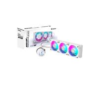 GIGABYTE AORUS WATERFORCE II 360 ICE : Refroidisseur liquide AIO, 3x 120mm ARGB, 800-2300 RPM, 64.95 CFM, 12.8-36.9 dB, LGA 1851/AM5, TDP 300W