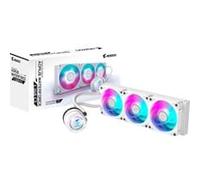 GIGABYTE AORUS WATERFORCE II 360 ICE Refroidisseur liquide pour processeur AIO - 3x ventilateurs ARGB de 120 mm, mécanisme d'emboîtement coulissant, DAISY-CHAIN, compatible avec Intel LGA 1851 et AMD AM5