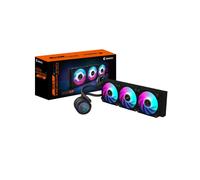 GIGABYTE AORUS WATERFORCE II 360 : Refroidisseur liquide AIO, 3x120mm ARGB, sockets LGA 1851/AM5, TDP 300W, 800-2300 RPM, 12.8-36.9dB
